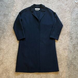 Zara Handmade Wool Blend Trench Coat Medium